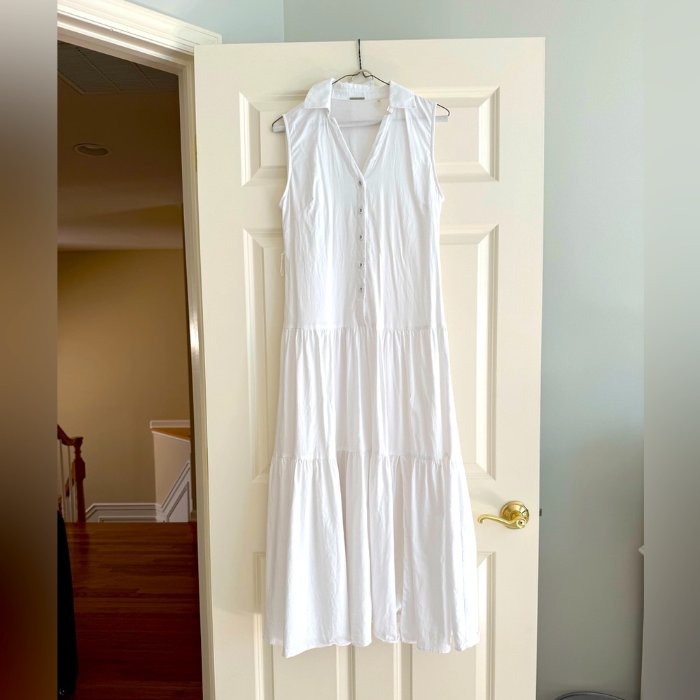 Elie Tahari long white dress